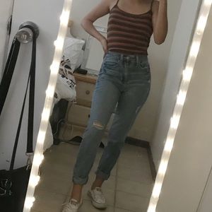 Spaghetti strap crop top